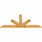 Ekena Millwork Saratoga Rough Sawn Timber Gable Bracket, Western Red Cedar, 84"W x 38"H x 2"D x 6"F, 11/12 Pitch GBW084X38X0206SAR00RWR - alternate 5